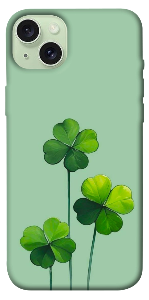 Чохол Lucky clover для iPhone 15 Plus