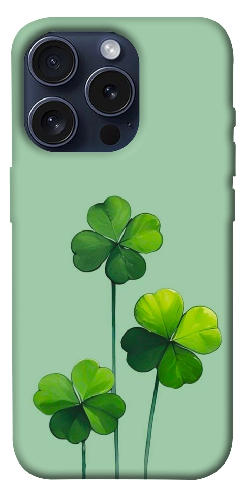 Чохол Lucky clover для iPhone 15 Pro