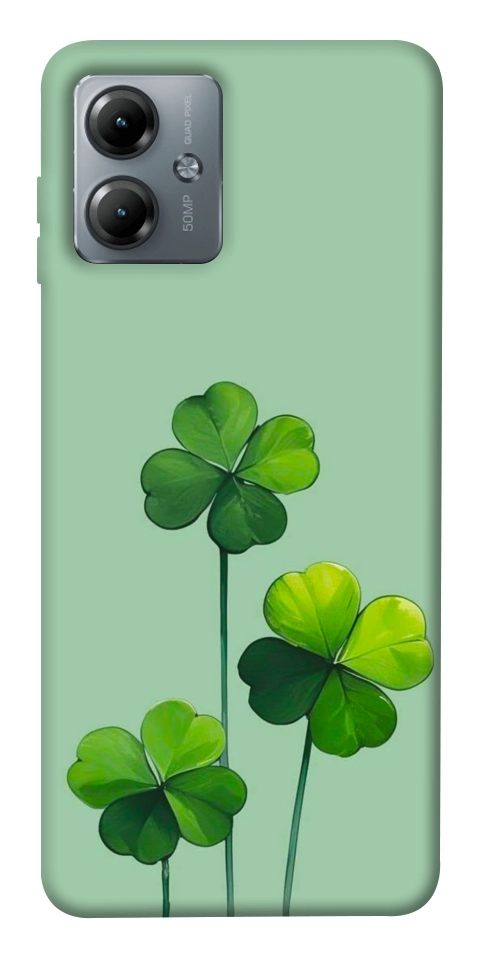 Чохол Lucky clover для Motorola Moto G14