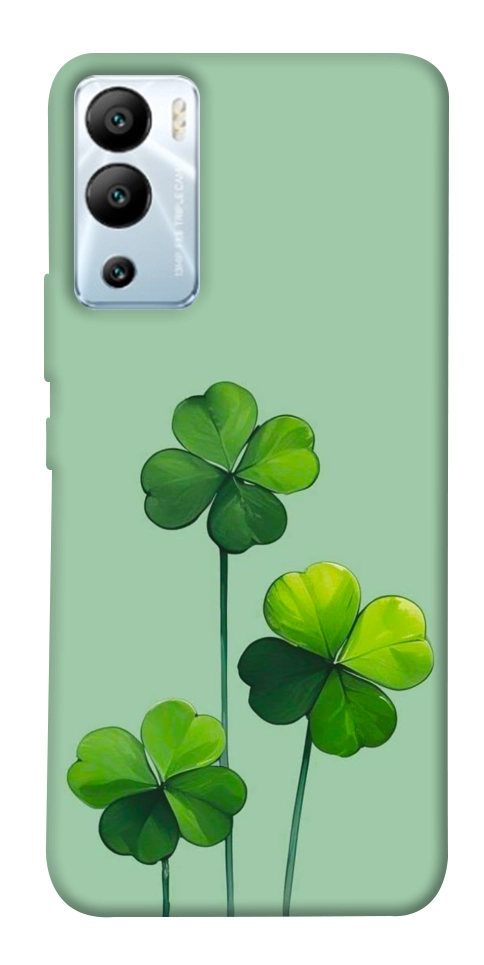 Чехол Lucky clover для Infinix Hot 12i