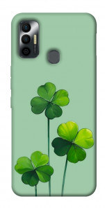 Чохол Lucky clover для TECNO Spark 7