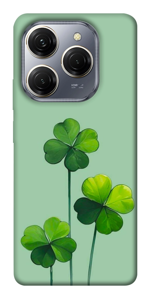 Чехол Lucky clover для TECNO Spark 20 Pro