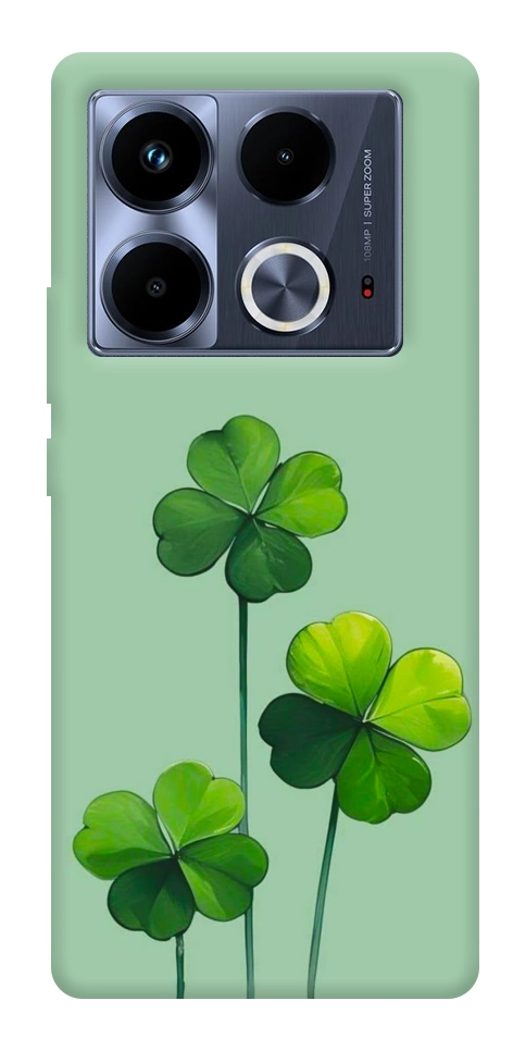 Чехол Lucky clover для Infinix Note 40 4G