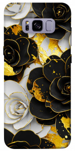 Чохол Flower black-white для Galaxy S8+