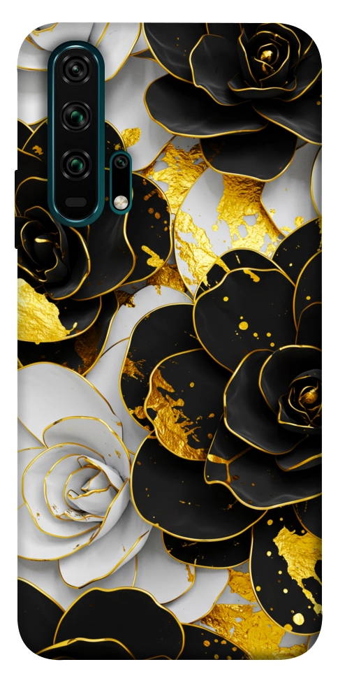 Чехол Flower black-white для Huawei Honor 20 Pro