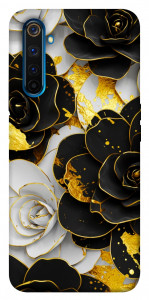 Чохол Flower black-white для Realme 6 Pro