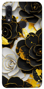 Чохол Flower black-white для Xiaomi Redmi Note 7