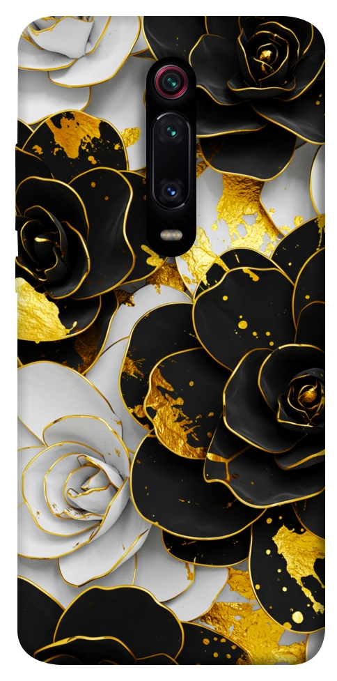 Чехол Flower black-white для Xiaomi Mi 9T