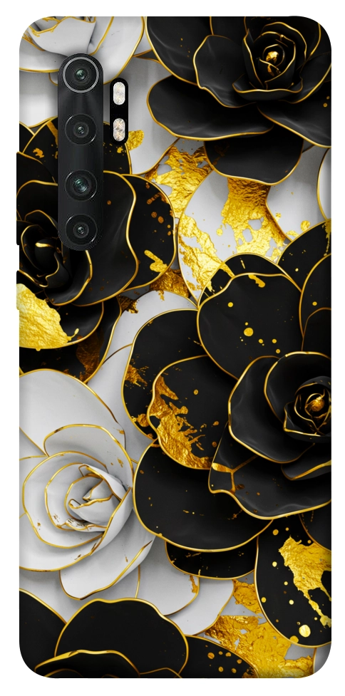 Чохол Flower black-white для Xiaomi Mi Note 10 Lite