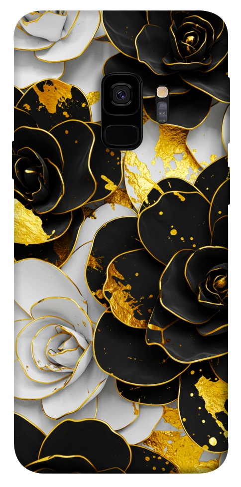 Чохол Flower black-white для Galaxy S9