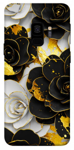 Чехол Flower black-white для Galaxy S9