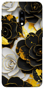 Чохол Flower black-white для OnePlus 7