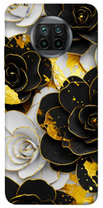 Чохол Flower black-white для Xiaomi Redmi Note 9 Pro 5G