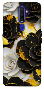 Чохол Flower black-white для Oppo A9 (2020)