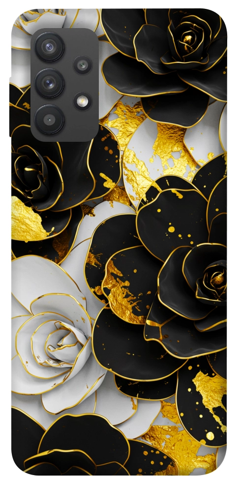 Чохол Flower black-white для Galaxy A32 4G