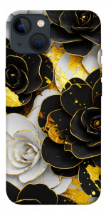 Чехол Flower black-white для iPhone 13