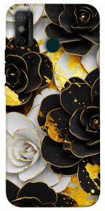 Чохол Flower black-white для TECNO Spark 6 Go