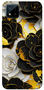 Чохол Flower black-white для Realme C11 (2021)