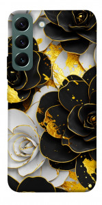 Чехол Flower black-white для Galaxy S22