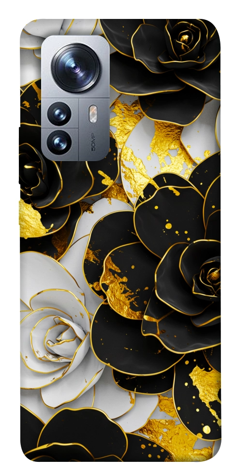 Чохол Flower black-white для Xiaomi 12