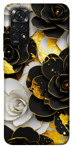 Чохол Flower black-white для Xiaomi Redmi Note 11S