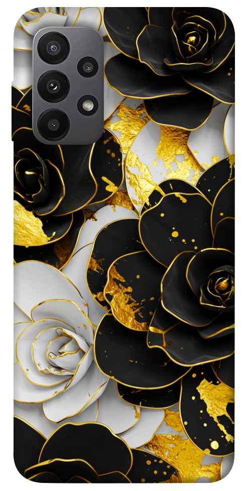 Чохол Flower black-white для Galaxy A23