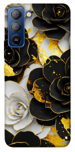 Чехол Flower black-white для TECNO Pop 5 LTE