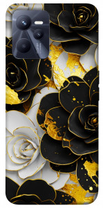 Чохол Flower black-white для Realme C35