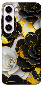 Чохол Flower black-white для Galaxy S23+