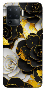 Чехол Flower black-white для Oppo Reno 5 Lite