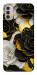 Чехол Flower black-white для Motorola Moto E40