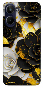 Чохол Flower black-white для Realme 10 4G