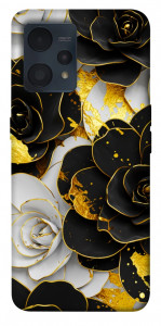 Чохол Flower black-white для Realme 9 Pro+