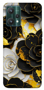 Чехол Flower black-white для Realme 9 Pro