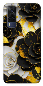 Чехол Flower black-white для Vivo Y53s