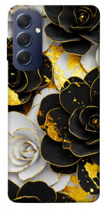 Чохол Flower black-white для Galaxy M54 5G