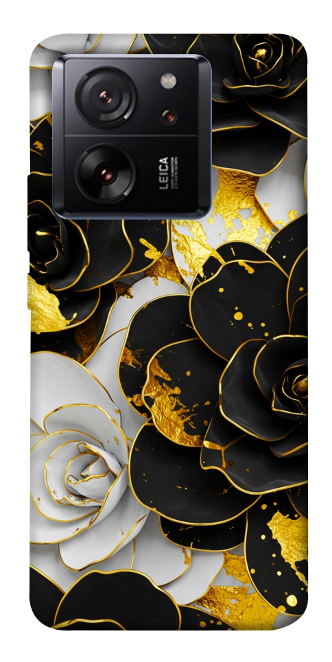 Чохол Flower black-white для Xiaomi 13T