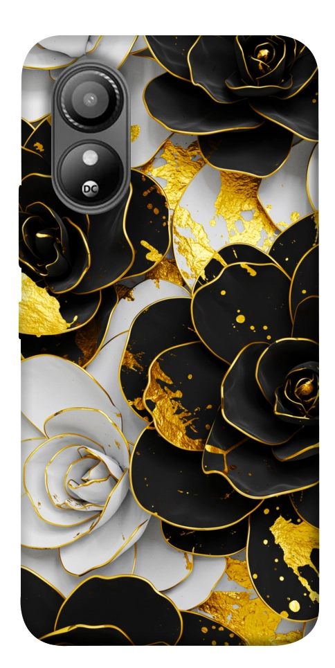 Чехол Flower black-white для ZTE Blade L220