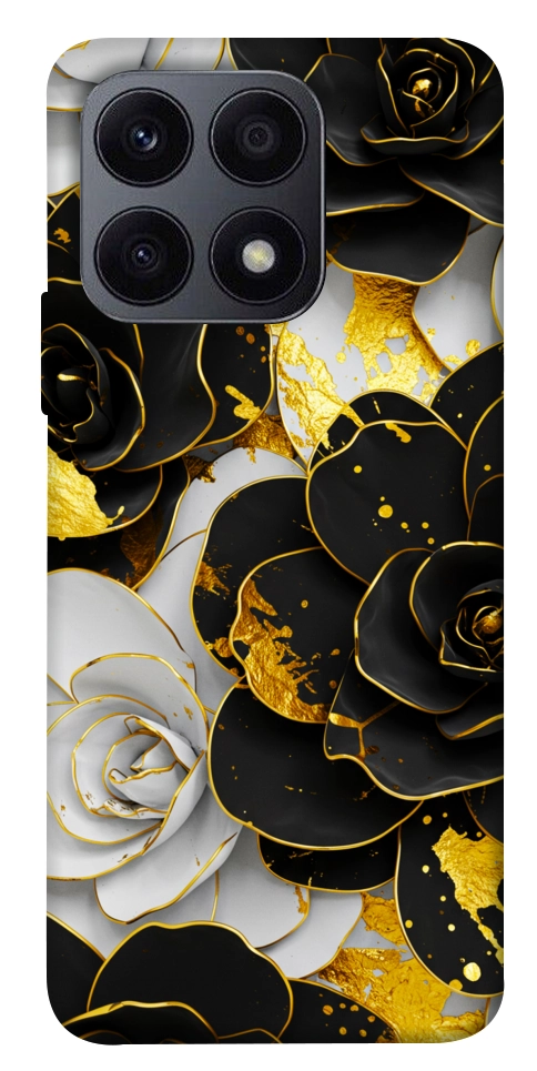 Чехол Flower black-white для Huawei Honor X8a