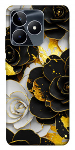 Чохол Flower black-white для Realme C53