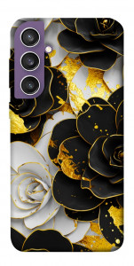 Чохол Flower black-white для Galaxy S23 FE