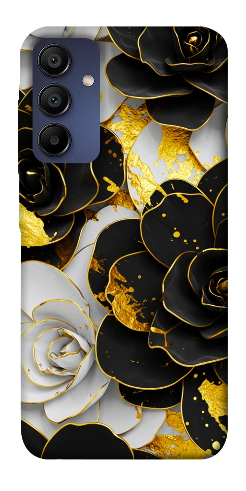 Чохол Flower black-white для Galaxy A15