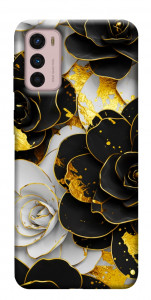 Чехол Flower black-white для Motorola Moto G42