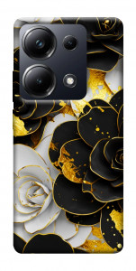 Чехол Flower black-white для Xiaomi Poco M6