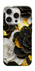 Чохол Flower black-white для iPhone 16 Pro Max