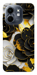 Чохол Flower black-white для Infinix Hot 50i