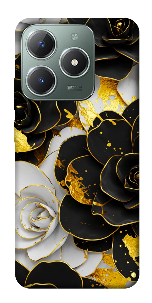 Чехол Flower black-white для Realme C61