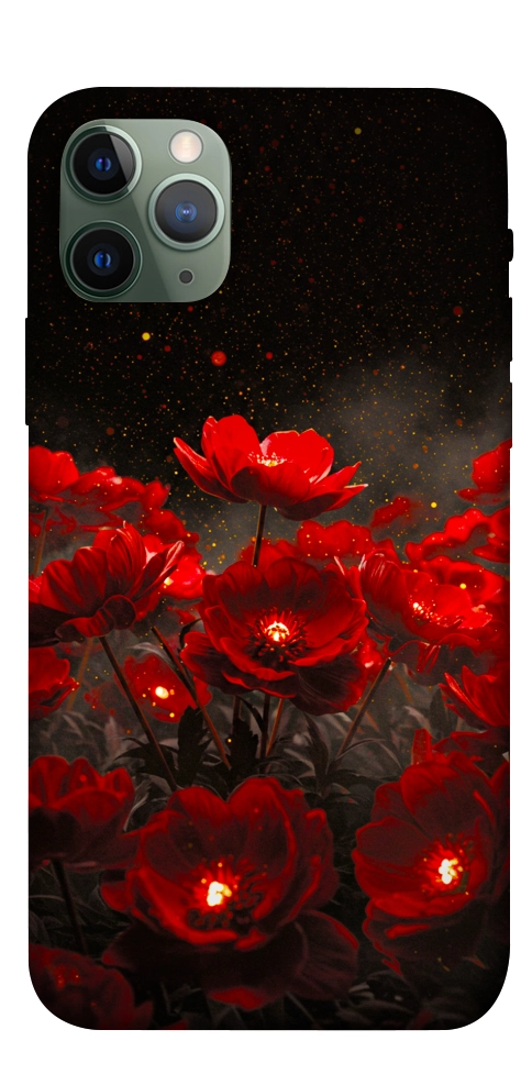 Чохол Burning flowers для iPhone 11 Pro