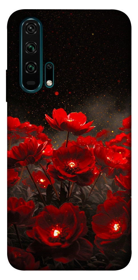 Чехол Burning flowers для Huawei Honor 20 Pro