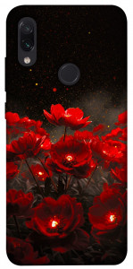 Чохол Burning flowers для Xiaomi Redmi Note 7